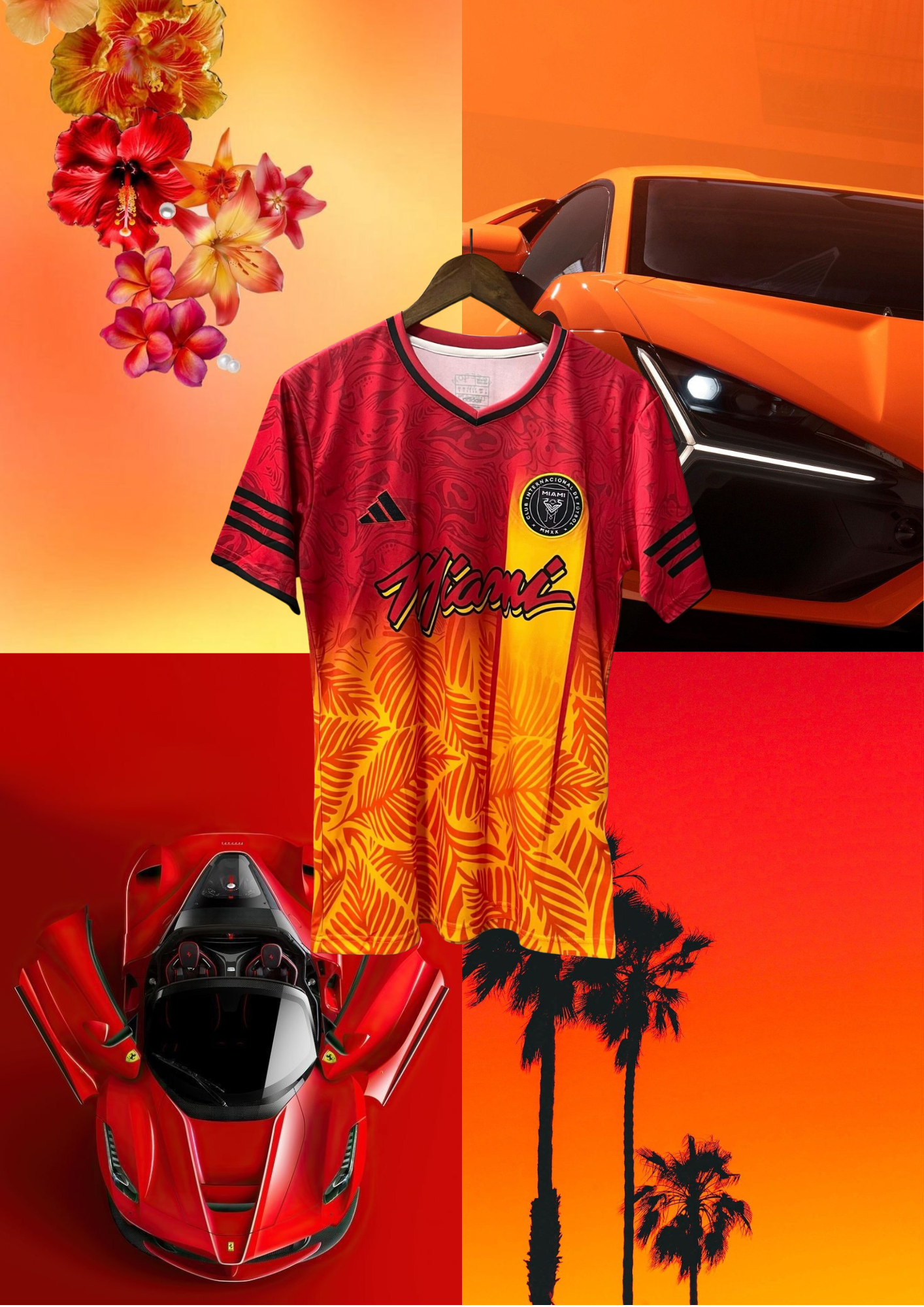 MAILLOT Spécial Inter Miami "Red/Orange"