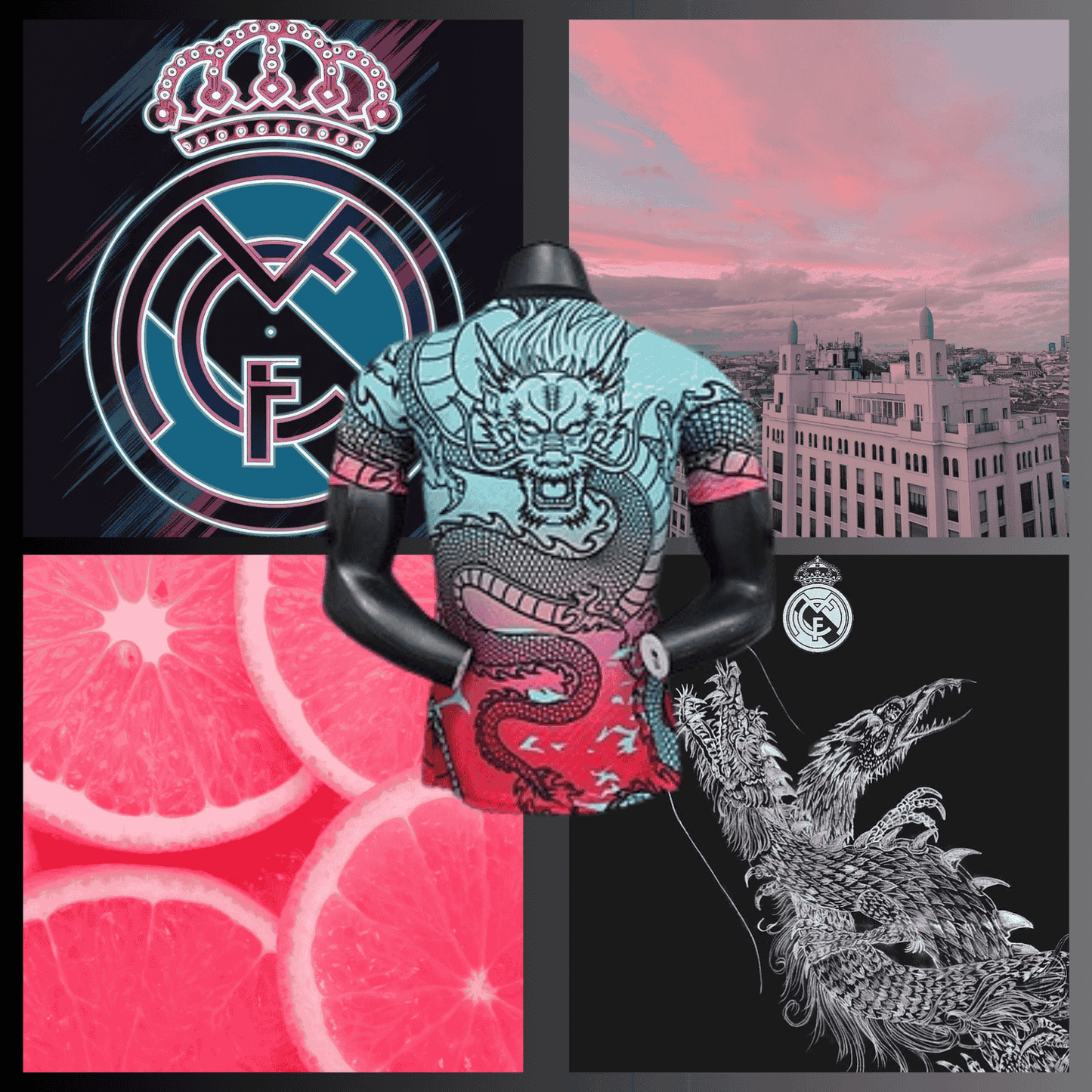 MAILLOT Special Real Madrid Blue/Pink