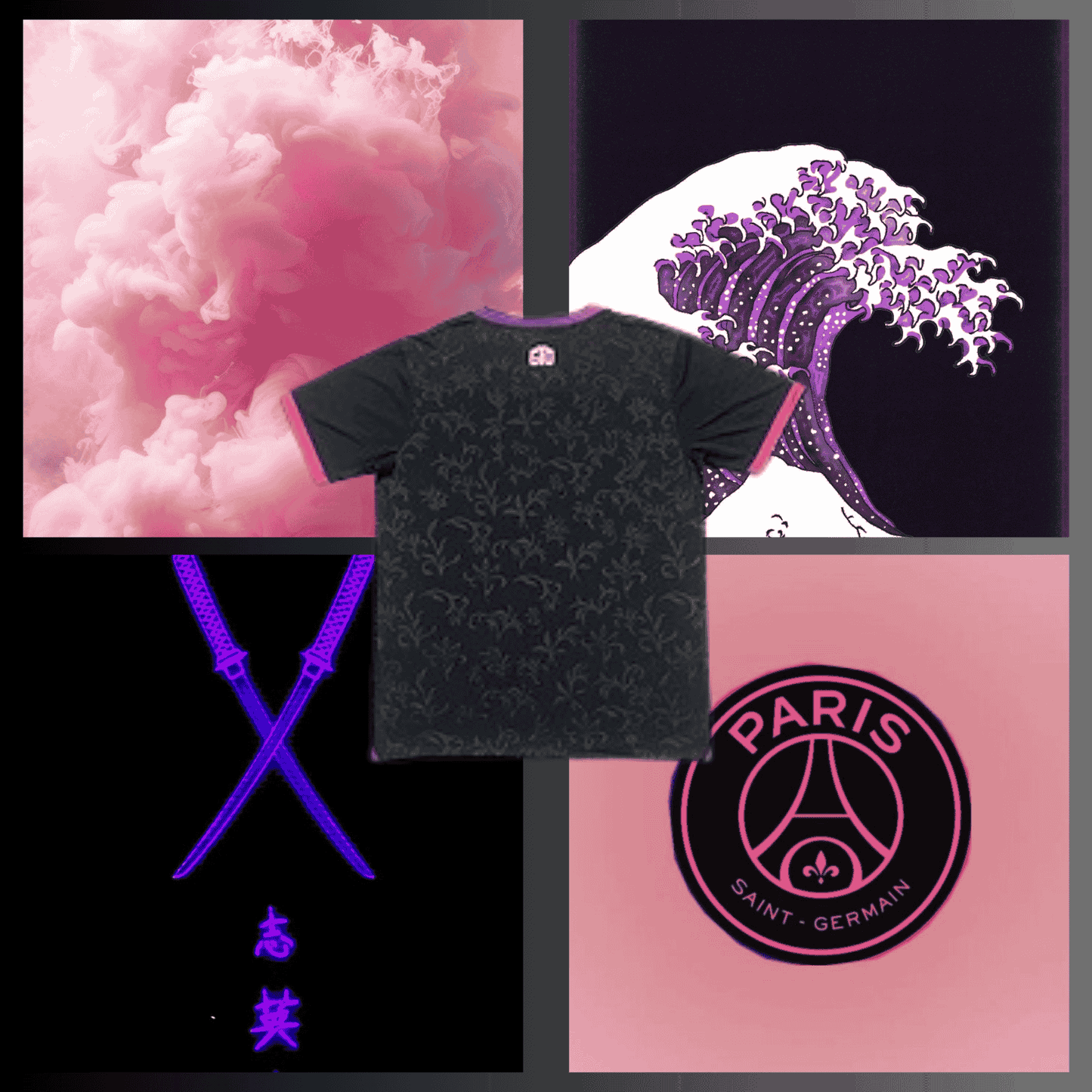 MAILLOT Special PSG Black/Pink