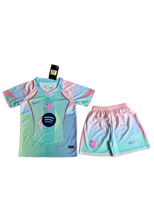 Tenue Kids Barcelone "PINK/BLUE"