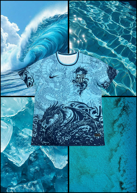 MAILLOT Spécial Barcelone "Blue Dragon"