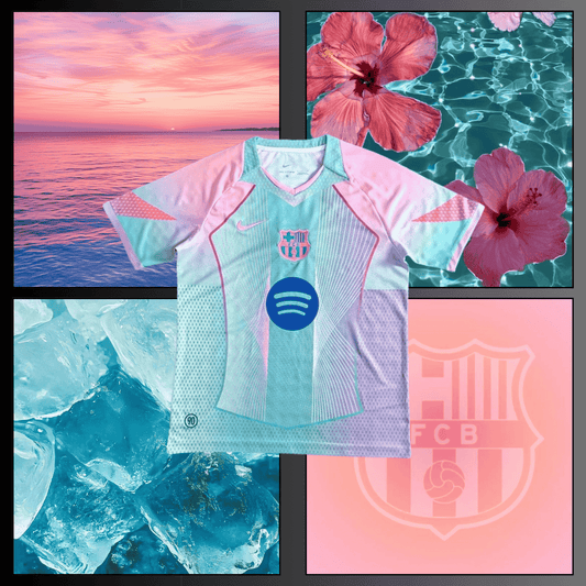 MAILLOT Special Barcelone "BLUE ICE"