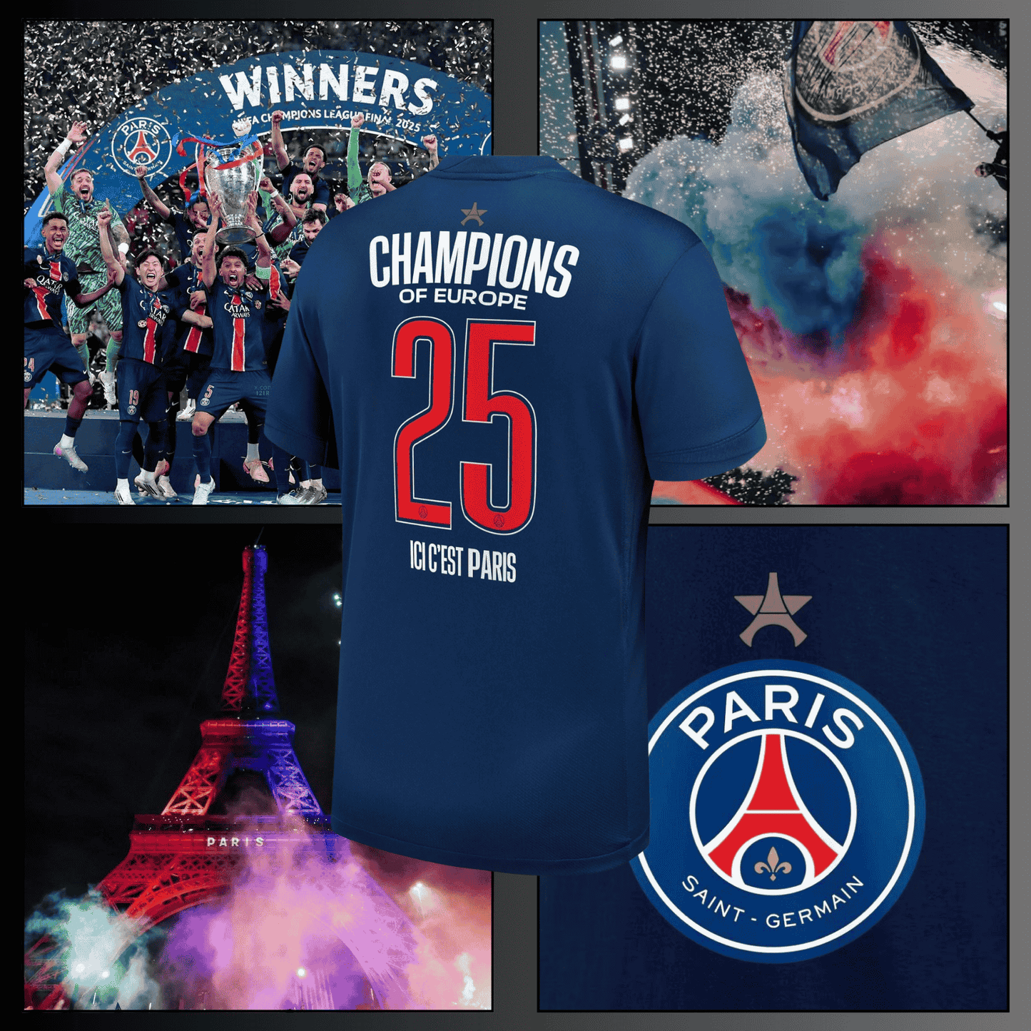 MAILLOT PSG CHAMPION