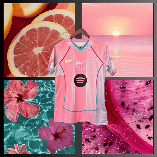 MAILLOT Special Barcelone Pink